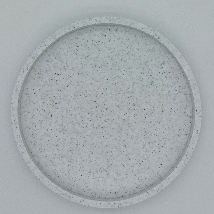silicone round vanity trinket tray, speckled / medium, reference photo