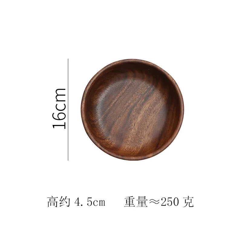 wood long decorative bowl, small, reference photo