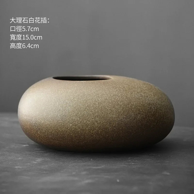 sand pebble ceramic vase, reference photo