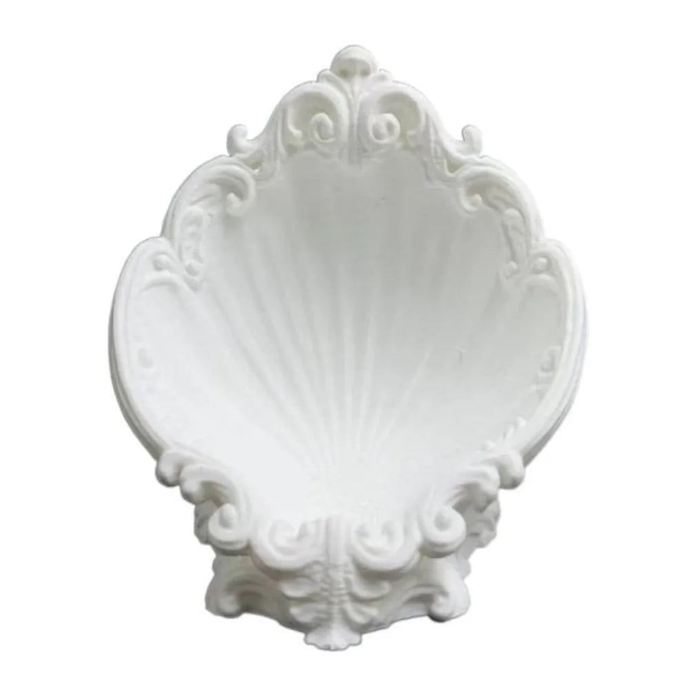 white scallop shell trinket dish, reference photo