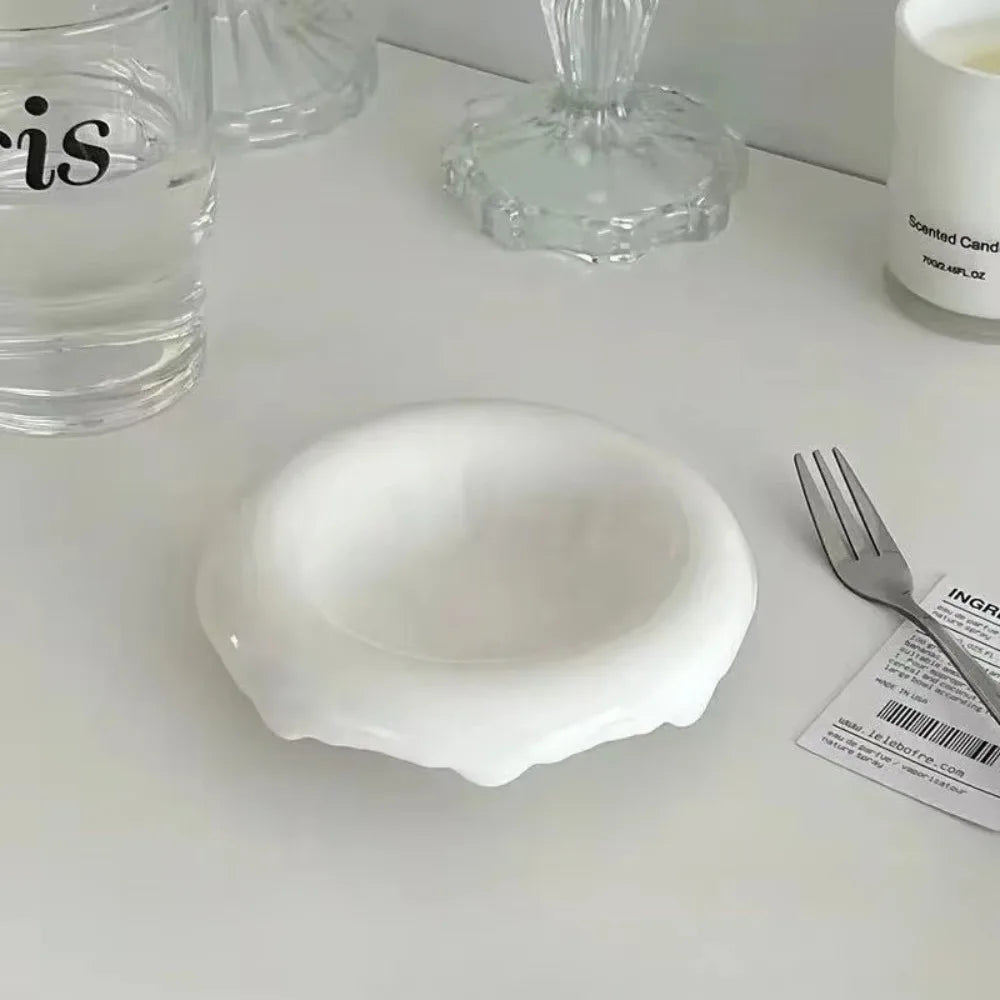 ceramic melted rim trinket dish, reference photo
