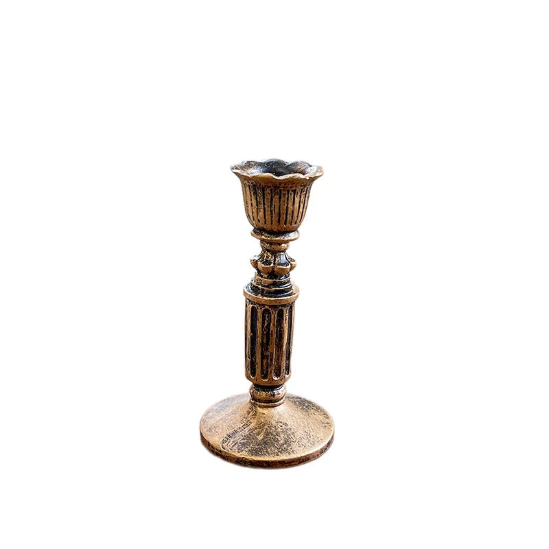fluted resin taper candle holder, reference photo