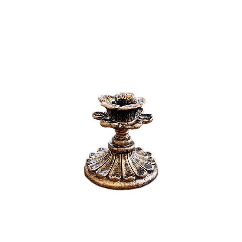 lotus resin taper candle holder, reference photo