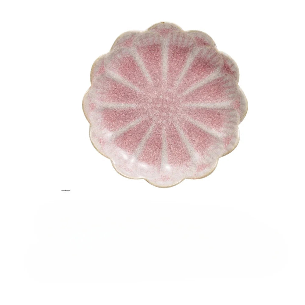 petal ceramic trinket dish, pink, reference photo