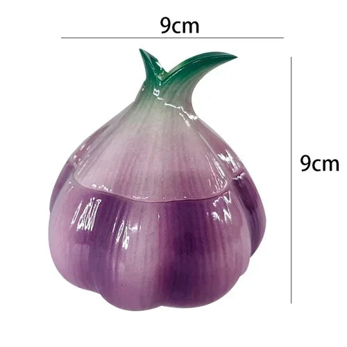 garlic ceramic trinket holder, reference photo