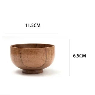 round wooden decorative bowl, large, reference photo