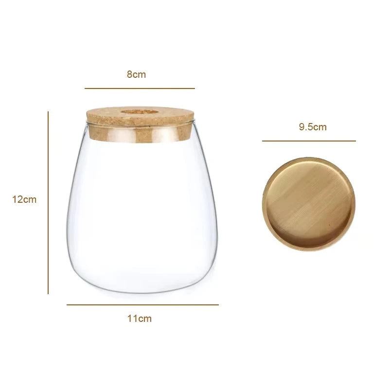 wood lid glass propagation vase, reference photo