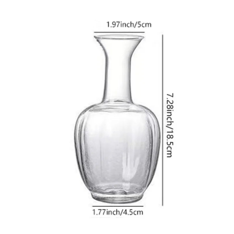 lobed glass bud vase, reference photo