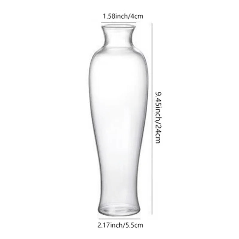 slim amphora glass bud vase, reference photo