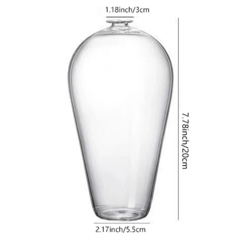 ovoid glass bud vase, reference photo