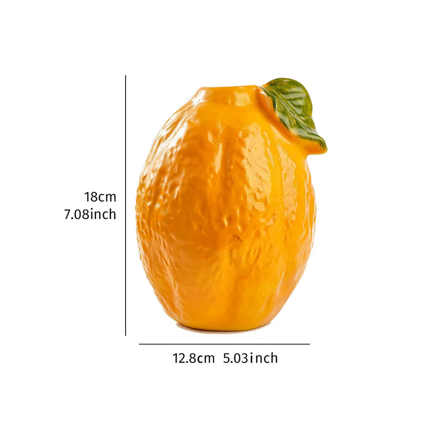 resin orange bud vase, reference photo