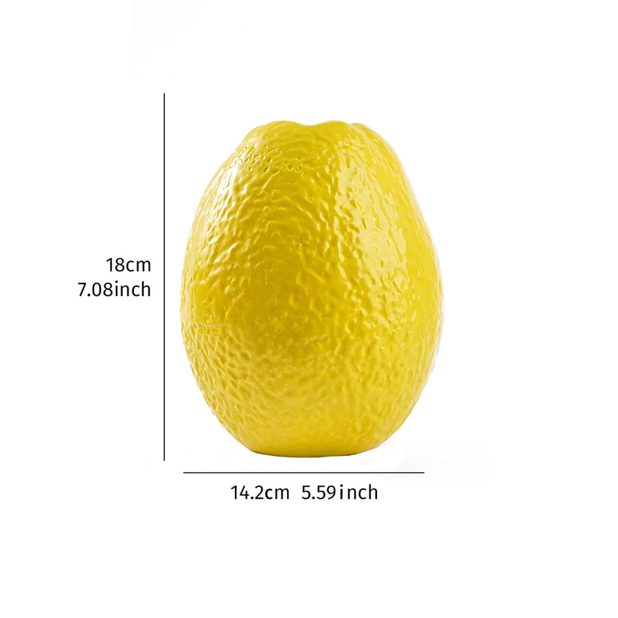 resin lemon bud vase, reference photo